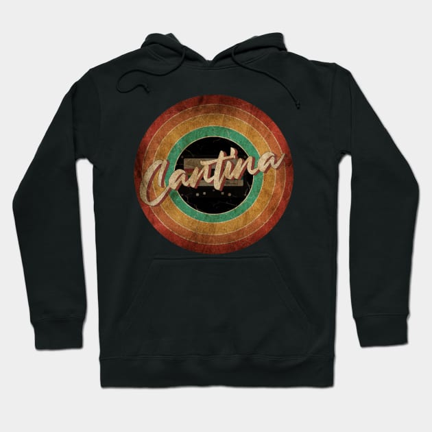 Cantina Vintage Circle Art Hoodie by antongg